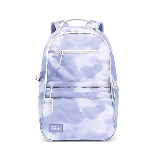 Simple Modern Ellis Backpack for School | Medium 20L Elementary Middle and High School Bookbag for Kids and Teens | Girls and Boys | Purple Tie Dye - color: Pattern: Purple Tie Dye, size: Medium | 20 Liter