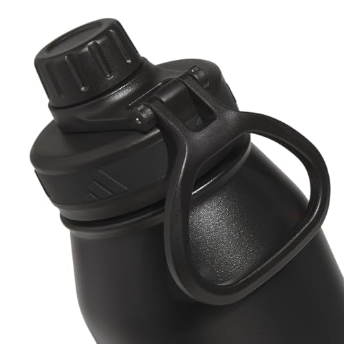 adidas Metal Water Bottle 1L - color: Black/White/L