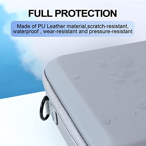Skyreat Mini 5 Pro Case – PU Leather Hard Carrying Case Compatible with DJI Mini 5 Pro Fly More Combo, RC 2 Display Controller, Drone, Batteries, ND Filters & Accessories