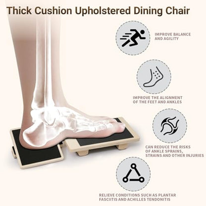 Ankle Balance Board Foot Strengthener - Single Leg Balance Board Foot Exerciser for Sprained Ankle,Posture Corrector, Physical Therapy for Plantar Fasciitis and Toe Stretcher Board for Gym Home