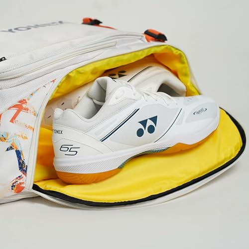 YONEX Badminton Racquet Backpack ADP1 0712|Ergonomic Straps|Hand Carry||Accessories Compartment|Racquet Compartment |Laptop& Main Compartment |Larger Bottle Pocket,
