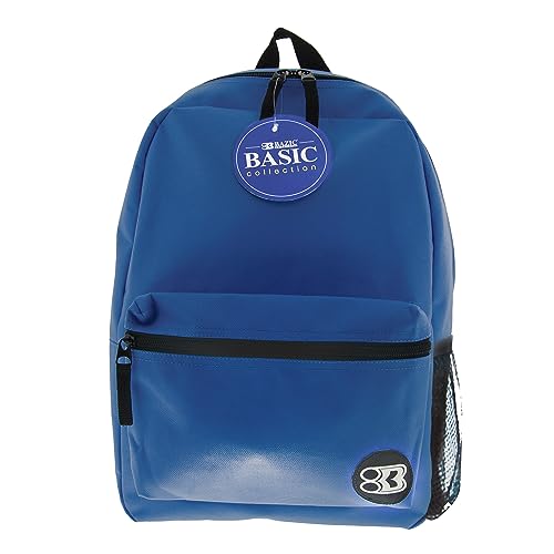 BAZIC 1031 Basic Backpack, Blue, 16" - color: Blue, size: 16"