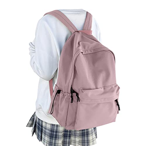 High School Bags Casual Daypack For Men Women Lightweight College Bookbag Waterproof Purple School Backpacks For Girls Boys Travel Laptop bag - color: A4-purple