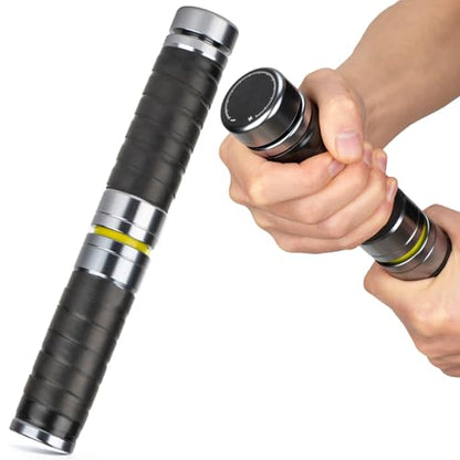 Forearm Strengthener and Wrist, Adjustable Resistance for Hand, Wrist & Forearm Strengthener with All-Metal Build, Portable Wrist Roller Exercise Equipment for Home Gym