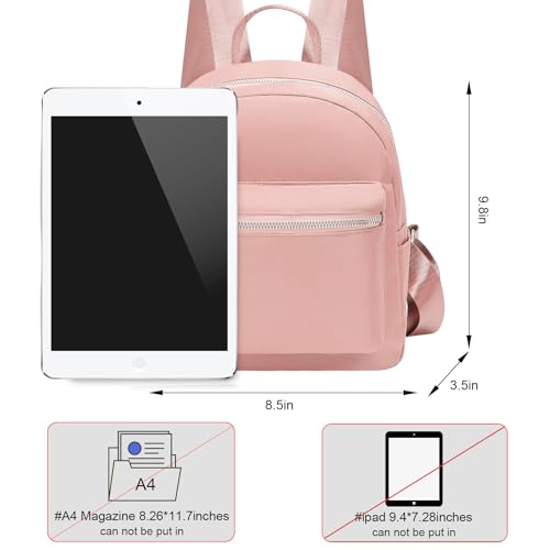 Etercycle Mini Backpack Purse for women, Small Backpack Purse, Shoulder Bag for Travel (Pink) - color: Pink