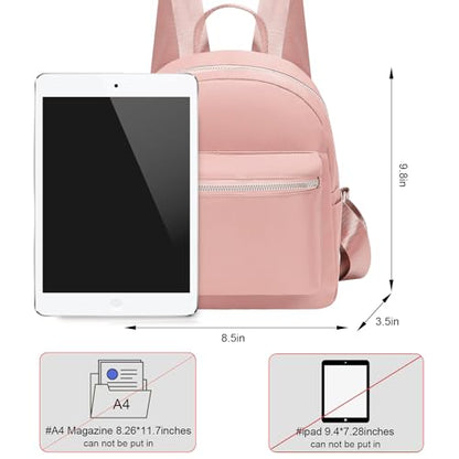 Etercycle Mini Backpack Purse for women, Small Backpack Purse, Shoulder Bag for Travel (Pink) - color: Pink