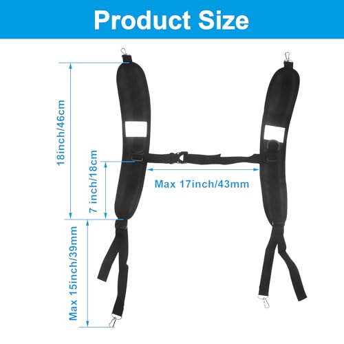 Adjustable Backpack Straps - style: Metal Clips