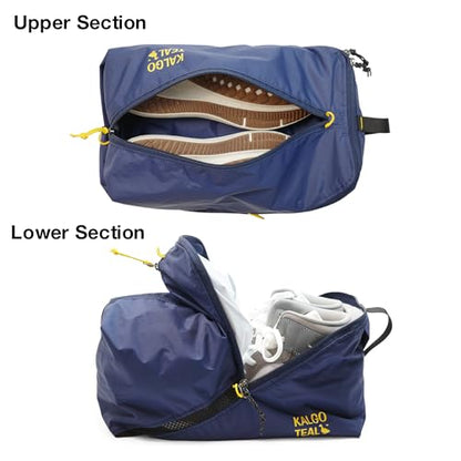 Ultralight Travel Shoe Bag 10L, Fits 2 Pairs Shoes, Large Water-Resistant Packing Cube.