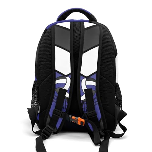 Volleyball Blue Black Personalized School Backpack Waterproof Laptop Bag for Woman Man - color: Muilti 20