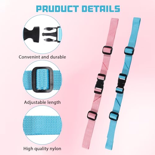 2 Pack Universal Backpack Chest Strap, Adjustable Replacement Backpack Sternum Strap Chest Harness Secures Chest Belt with Quick Release Buckle Outdoor Backpack Accessories