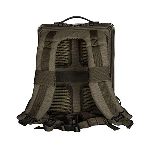 All Aluminum Lightweight 16" Hybrid Backpack for Men & Women, Fits 13" Laptop, Premium Hard Shell Backpack for Business Travel with RFID blocker for Tech, Executive, Gamers, Photographer (Bronze) - color: Bronze