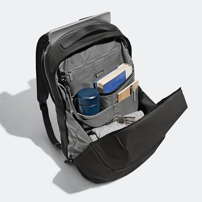 Away The Everywhere Zip Backpack - Personal Item Airline Approved Backpack with 16” Padded Laptop Sleeve, Water Bottle Pocket, Interior and Exterior Pockets - Fits Up to 16-Inch Laptops - Jet Black - color: Jet Black