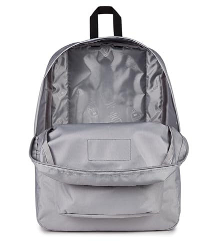 JanSport SuperBreak One Backpack - Durable, Lightweight Bag with 1 Main Compartment, Front Utility Pocket with Built-in Organizer, Premium Backpack, Grounded Grey - color: Grounded Grey