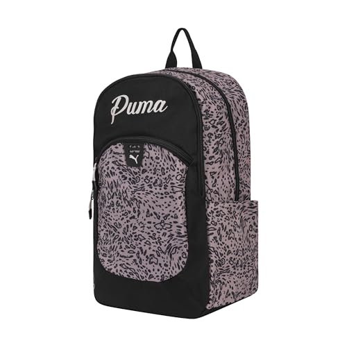 PUMA Rally 300 Backpack, Tan Combo, OS - color: Sandstone/Black/Jasmine Flower