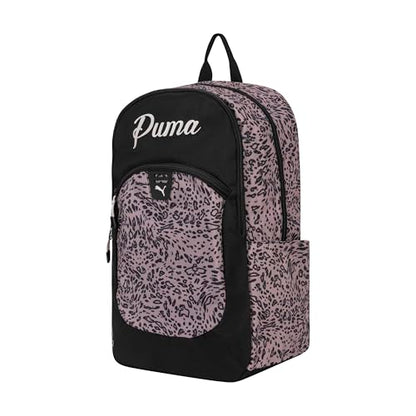 PUMA Rally 300 Backpack, Tan Combo, OS - color: Sandstone/Black/Jasmine Flower