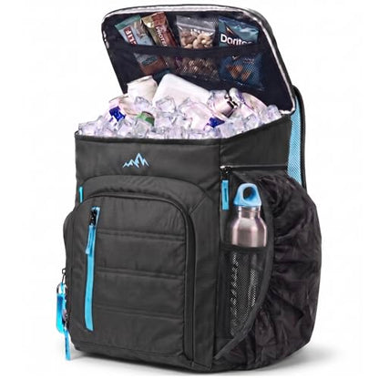 Cooler Backpack Insulated Waterproof 22 Hours Cold, Backpack Coolers Insulated Leak Proof Holds 56cans, Lightweight & Portable Ice Chest - Camping Beach, Ice Chest Cooler Leakproof