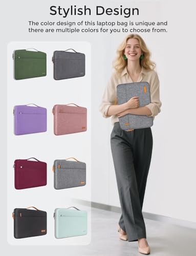 DOMISO Laptop Case Sleeve Protective Cover Compatible with MacBook Air 13 M4 M3 M2,MacBook Pro M2 M1,iPad Air/Pro,13 inch Dell,Lenovo, HP,Asus,Waterproof Computer Cases Bag with Handle,Grey - color: Grey, size: 13" for mac book