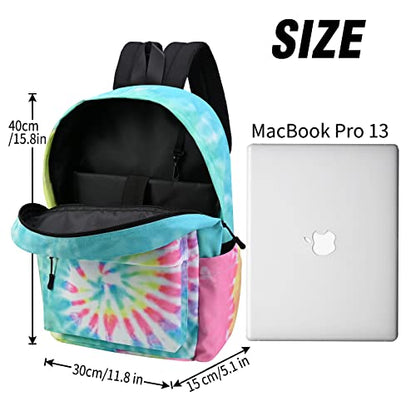 Travel Backpack for Men and Women,Classic Mini Backpack,Hiking, Lightweight Casual College Bookbag Daily Bag Daypack for Travel,Work,Gym (Rainbow) - color: Rainbow