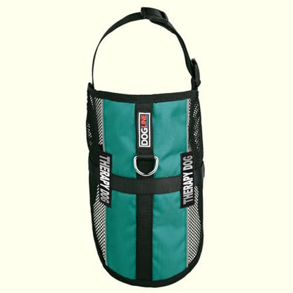 Dogline MaxAire Vest Therapy Dog Removable Patch Adjustable Harness Reflective for Puppies Small Medium and Large Dogs 13 by 16 Inch Girth Teal - color: Teal, size: Girth 13 by 16"