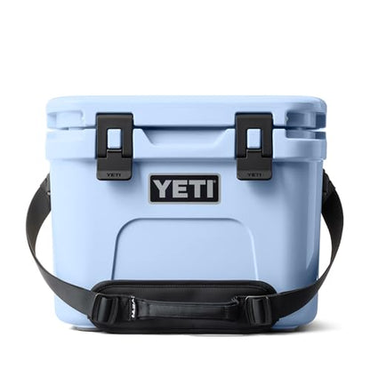 YETI Roadie 15 Hard Cooler with DoubleDuty Shoulder Strap - color: Big Sky Blue