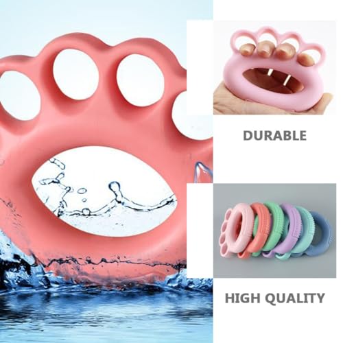 3Pcs Hand Strengthener Grip Rings with Silicone Massage Dots, Finger Strength Trainer Set 10Lb/20Lb/30Lb for Rehabilitation and Finger Exercise