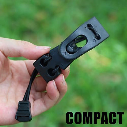 Tactical Molle Clips Molle Accessories - 4 Pieces Tactical Gear Molle Clips Molle Attachments Multifunction Hanging Buckle for Molle Backpack Molle Tactical Vest Molle Straps
