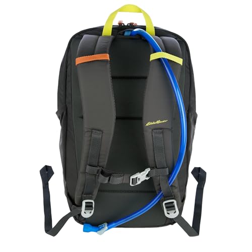 Eddie Bauer Nomad Backpack with Compression Straps and Hydration/Laptop Compatible Sleeve, Carbon, 22L - color: Carbon, size: 22L