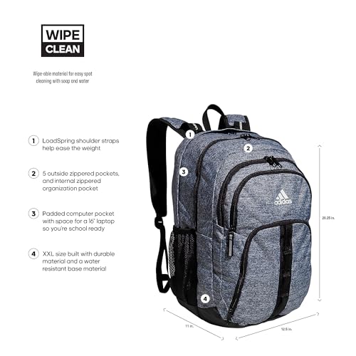 Prime 6 Backpack - color: Jersey Onix Grey/Black/White