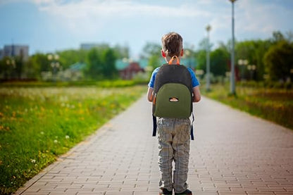 Trail maker 15 Inch Backpack for Kids, Preschool, Elementary & Middle School Students – Spacious Bookbag with Large Front Pocket, Adjustable Straps, Fits up to 13 Inch Laptop (Green) - color: Green