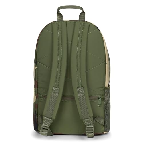EASTPAK Padded Double – 24L Squared Backpack with Dual Front Pockets, 13” Laptop Sleeve, Bottle Holder & Padded Straps, Camo - color: Camo