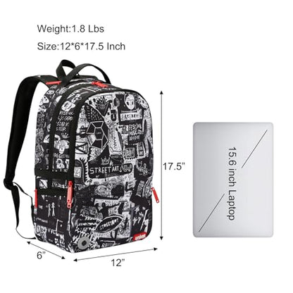 Graffiti Backpack, Designer Laptop Backpack for 15.6 Inch Work,Water Resistant Backpack Computer Bag,Urban Graffiti - color: Urban Graffiti