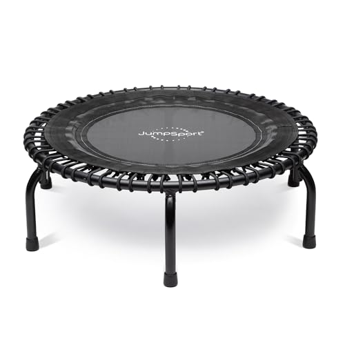 JumpSport 39" Premium Fitness Trampoline Exercise Rebounder 30 Adjustable Bungees 275 lb Wt. Rating - style: JumpSport 350
