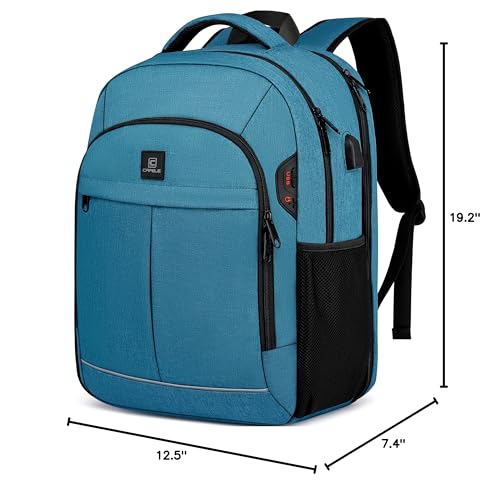 Backpack,Bookbag for Men and Women, 17.3 inch TSA Water Resistant Business Travel Laptop Backpack,Durable College School Backpack Bookbag for Teens, Lake blue - color: 17.3 Inch-lake Blue