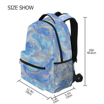Laptop Backpack for Women Men Waterproof Laptop Bookbag with Chest Strap for Travel Trip Burgundy Blue Green - color: Multicolor05