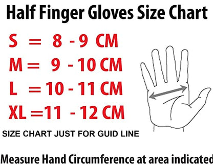 Real Soft Leather Crochet Net Fingerless Driving Weight Training Cycling Wheelchair Gloves W-1037 - color: Tan/White, size: Medium