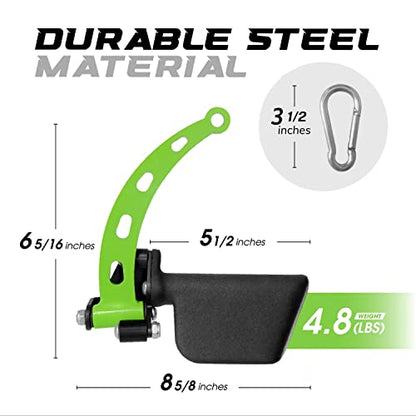 Yes4All Neutral Paddle Grip LAT Pull Down Bar, Range of Motion Spreader Handle Cable Attachments - color: Paddle Grip - Press Down Attachment