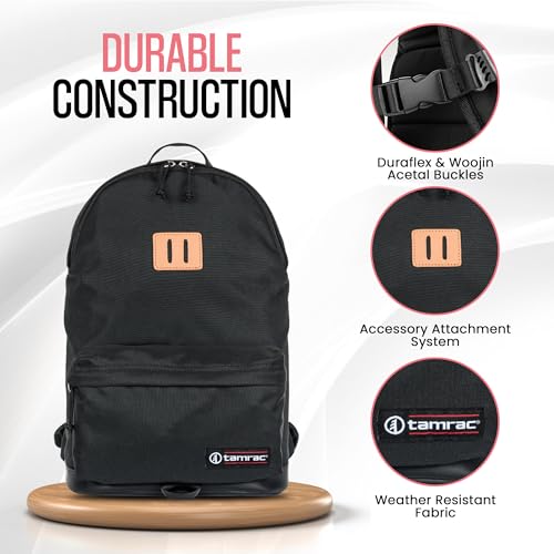 Tamrac Runyon Camera Backpack for Photographers, DSLR Camera Bag with Laptop Compartment, Professional Photography Backpack, Travel Camera Carrying Case with Customizable Protective Dividers - style: Runyon