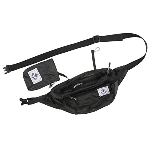 4Monster Hiking Waist Packs Portable,Water Resistant Fanny Bag with Adjustable Strap,Lightweight Crossbody Chest Bag Slim Bag - color: Grey