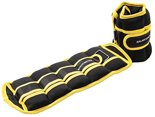 Fitvids Fully Adjustable Ankle Wrist Arm Leg Weights, 1-20LBS, Multiple Options - style: Adjustable, 15-lb Pair, 0-7.5 lbs Each