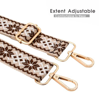 Replacement Purse Strap Shoulder Strap Adjustable Crossbody Strap for Women Crossbody Wide Shoulder Bag - color: Gold Hardware-color9