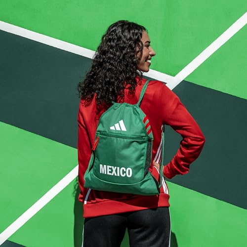 adidas Stadium Sackpack – Drawstring Backpack for Sports, Small Gym Bag, 13L - color: Mexico