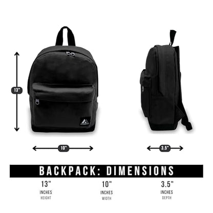 Everest 10452 Mini Backpack, 13", Navy - color: Navy