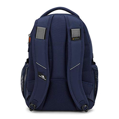 High Sierra Swerve Laptop Backpack, True Navy, One Size - color: True Navy