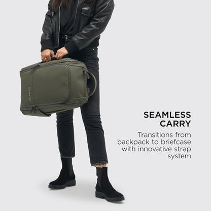NOMATIC Backpack- Travel Carry On Backpack - Laptop Bag 20L - Water Resistant Travel Backpack - Traveling Carry On Backpack for Women and Men- Business Backpack - Personal Item Bag - color: Olive, size: 20L