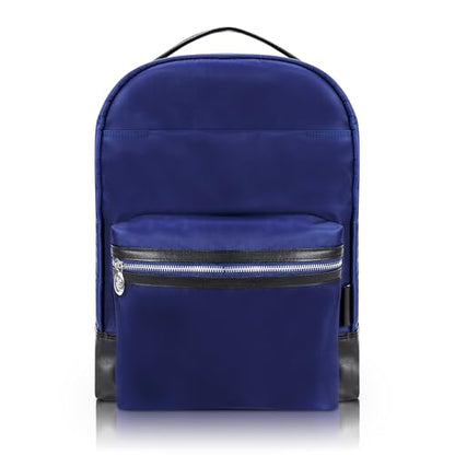 McKlein Parker, 15" Backpack Laptop Briefcase, Laptop & Tablet, Travel Business Backpack & Cross-Body, Dual Compartment Laptop/Computer & Tablet Backpack Bag Case - color: Navy