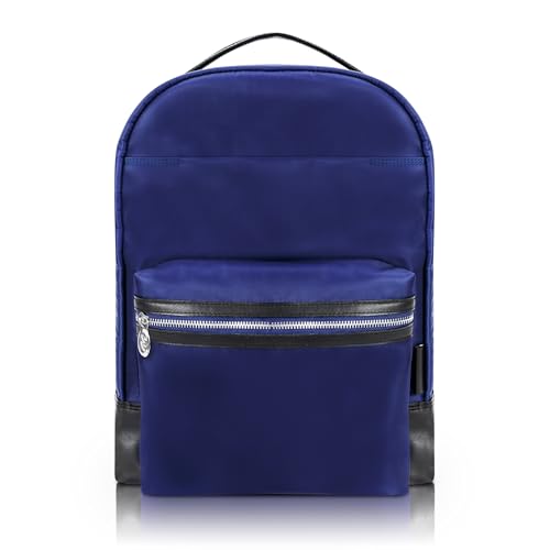 McKlein Parker, 15" Backpack Laptop Briefcase, Laptop & Tablet, Travel Business Backpack & Cross-Body, Dual Compartment Laptop/Computer & Tablet Backpack Bag Case - color: Navy