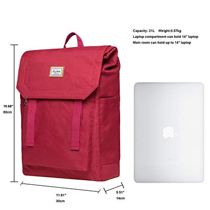 KAUKKO Casual Daypacks&multipurpose backpacks，Outdoor Backpack,Travel Casual Rucksack，Laptop Backpack Fits 15" - color: 14-red