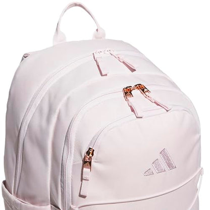 adidas Amplifier Backpack for Laptop, School and Gym, 28L, Distilled Pink/Dual Lilac Purple/Bungie, OSFA - color: Distilled Pink/Dual Lilac Purple/Bungie