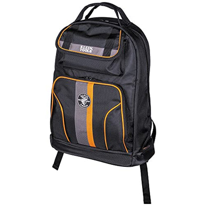 Klein Tools 55475 Tool Bag Backpack, Heavy Duty Tradesman Pro Organizer with 35 Pockets for Hand Tools and Gear