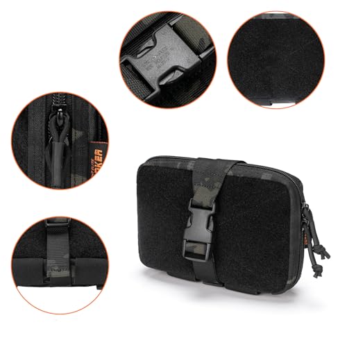 EXCELLENT ELITE SPANKER Tactical Molle Rip Away Ifak Pouch Utility First Aid Pouch Medical EMT Bag - color: Multicam Black